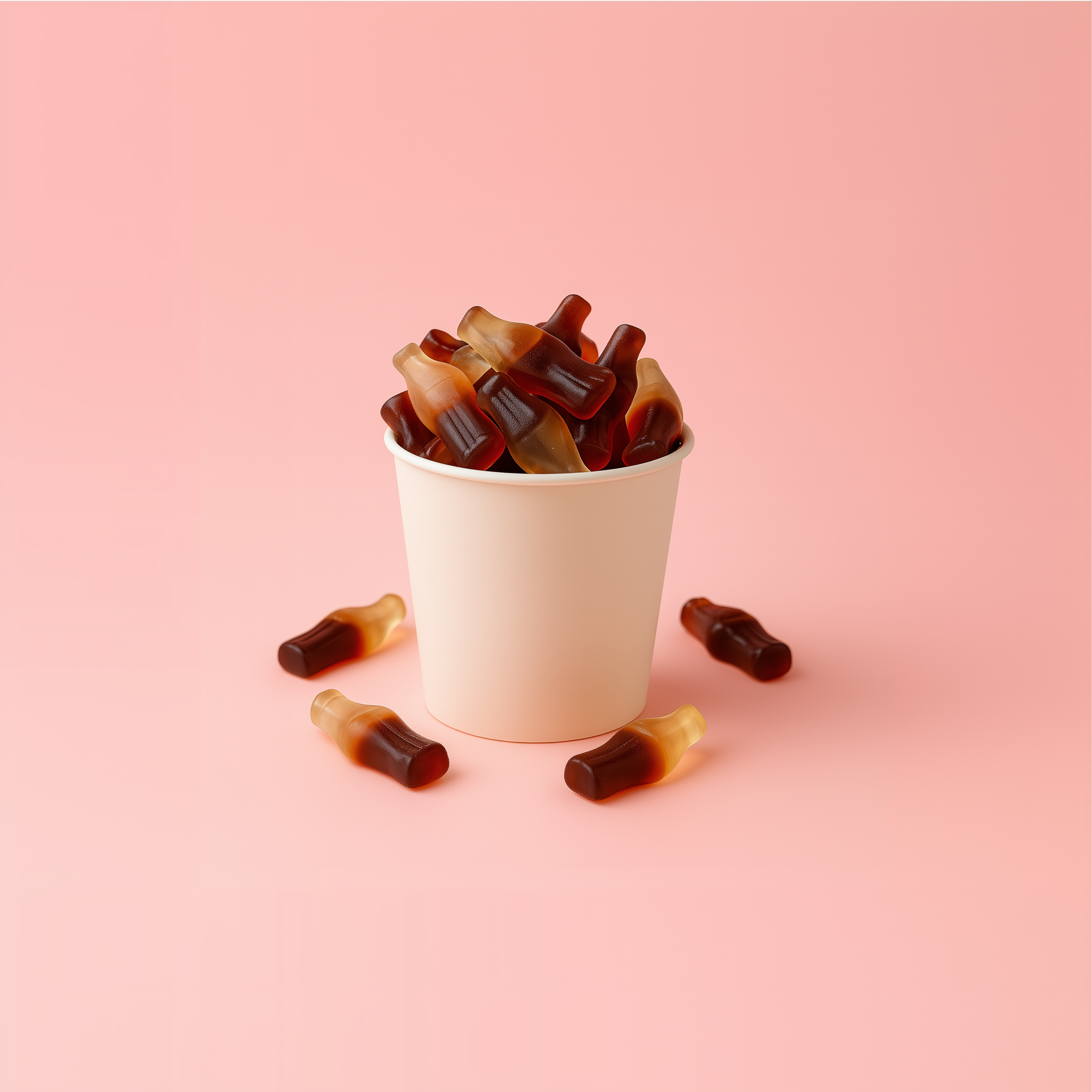 Halal snoep-zacht-zoet-cola flesjes