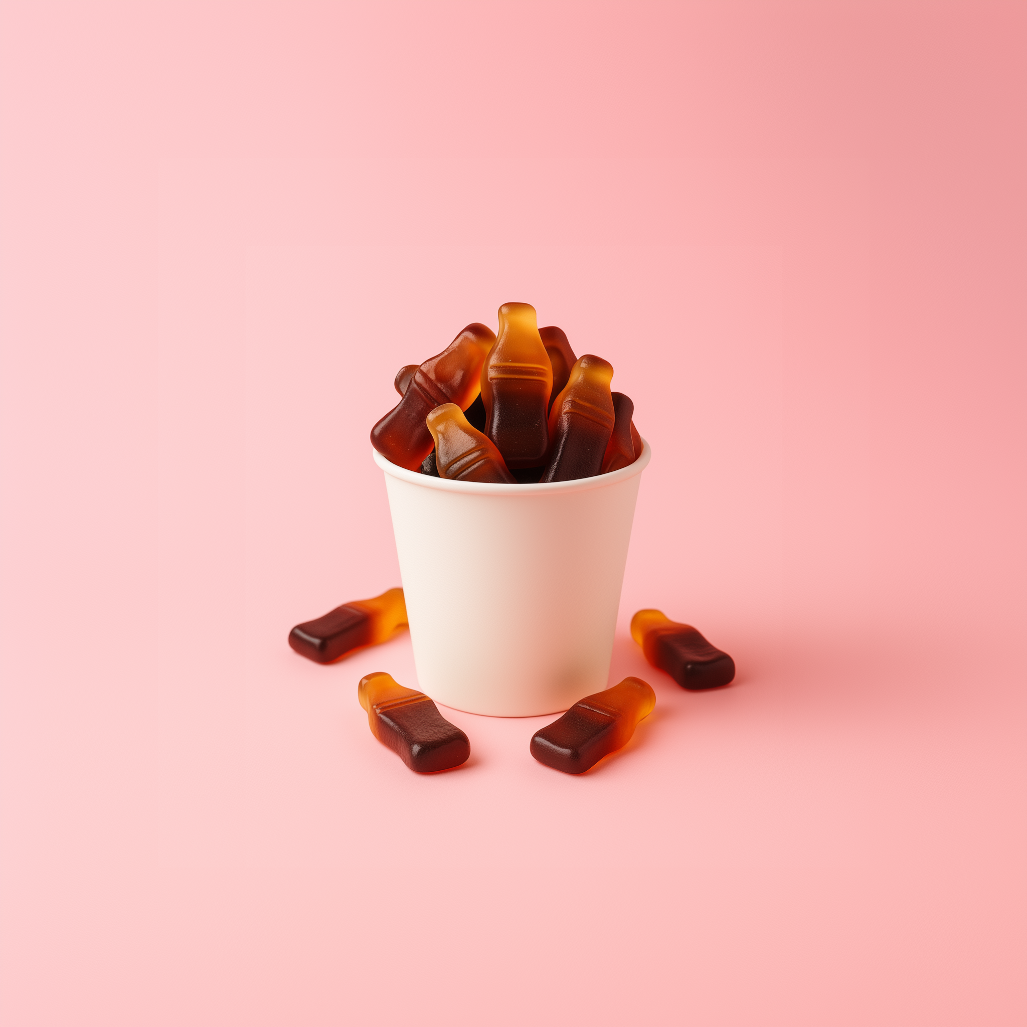 Halal snoep-zacht-zoet-cola flesjes