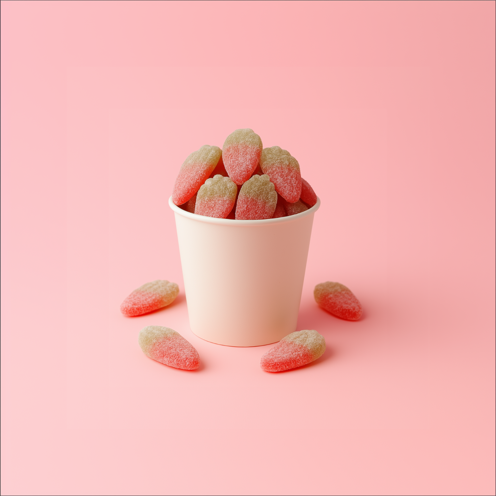 Halal snoep-zacht-zuur-aardbei