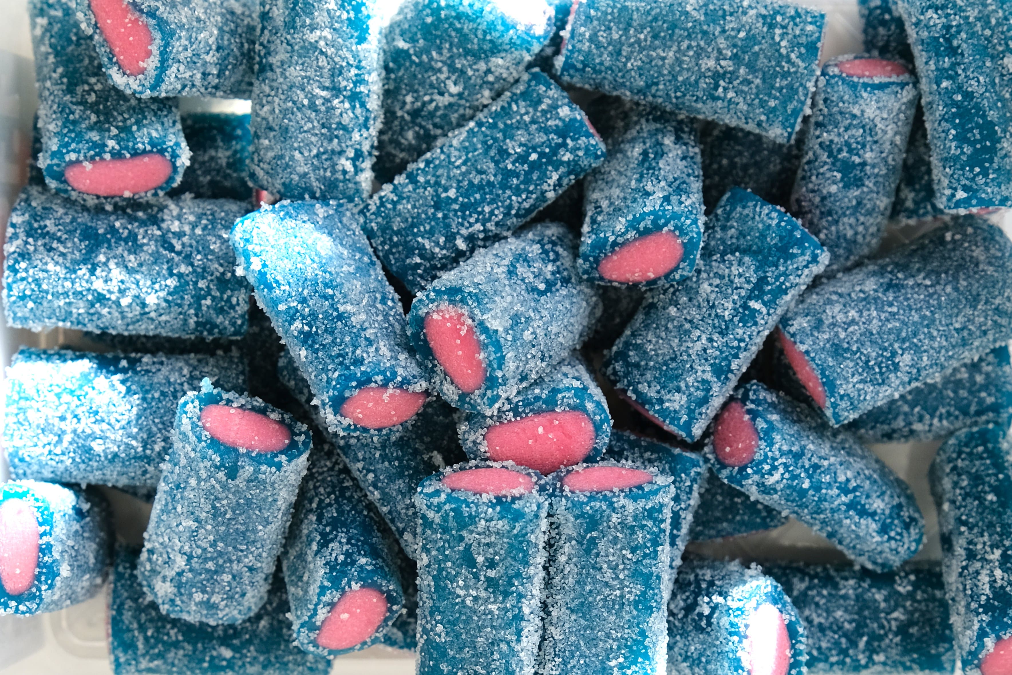 Halal snoep-zacht-zuur-blauw