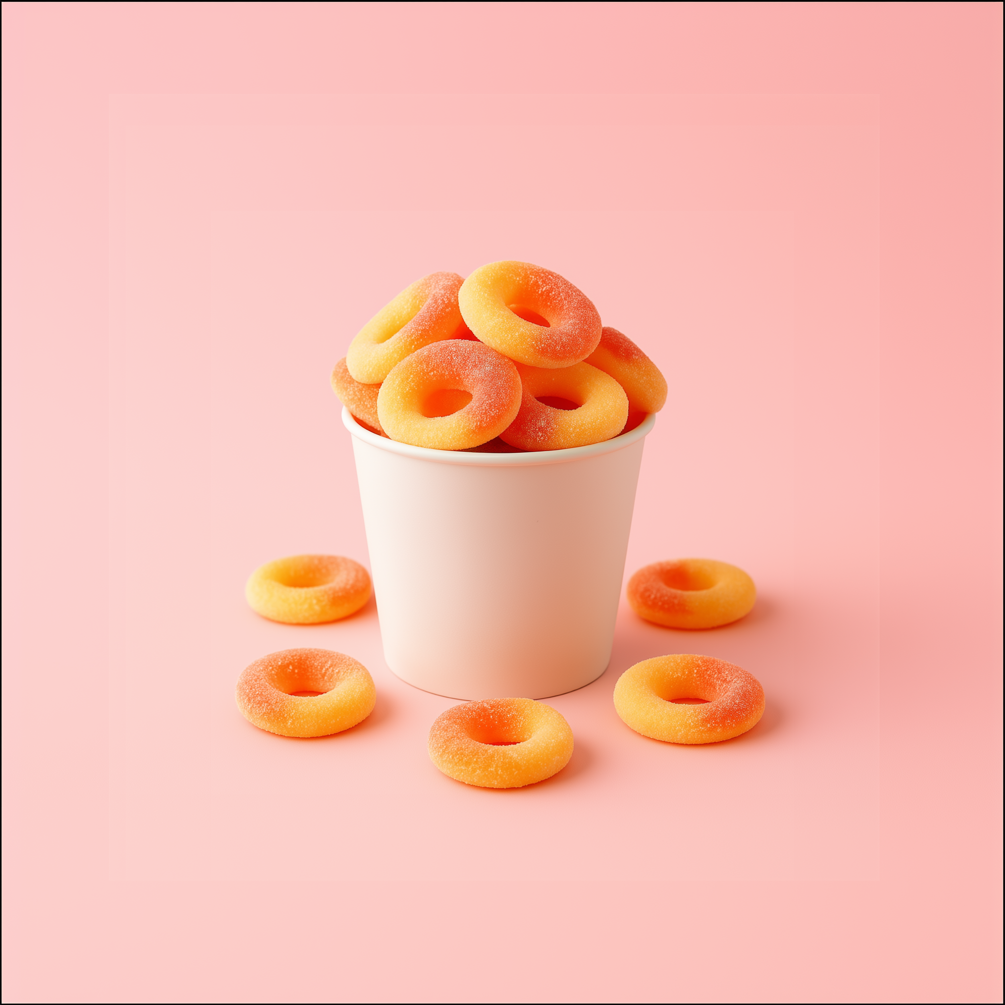 Halal snoep-zacht-zuur-perzik