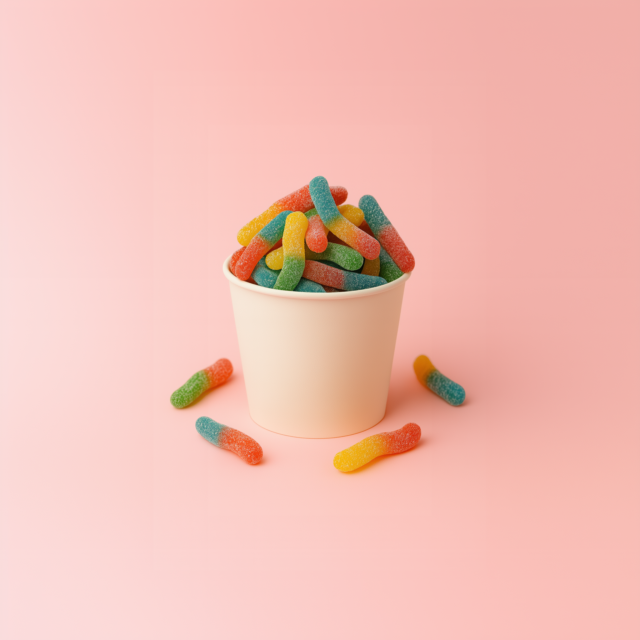 Halal snoep-zacht-zuur-gekleurde sticks